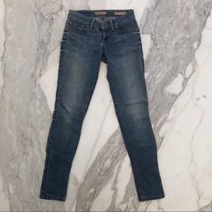 Guess Light Blue Power Ultra Skinny Jeans Size 23
